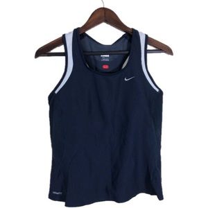 Nike Fit Dark Blue Racerback Tank Top